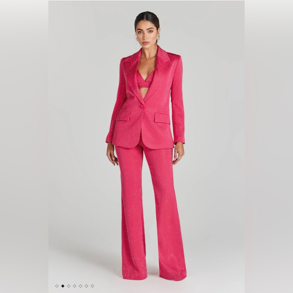 Nadine Merabi “Kira” Women’s 3 Piece Suit - Hot Pink - Size S